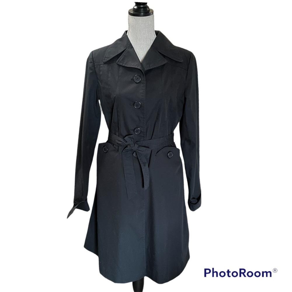 Women’s Paul Frank Trench Coat, Black, size Large